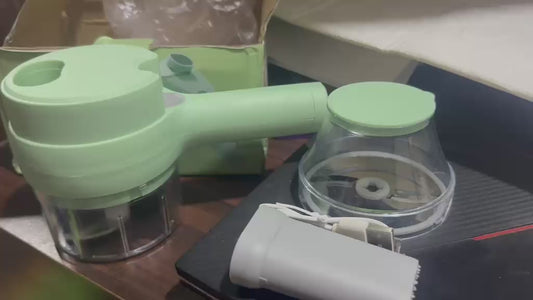 Electric Handheld Vegetable Cutter Slicer Multifunctional Food Chopper Compact Durable And Easy To Use Kitchen Tool